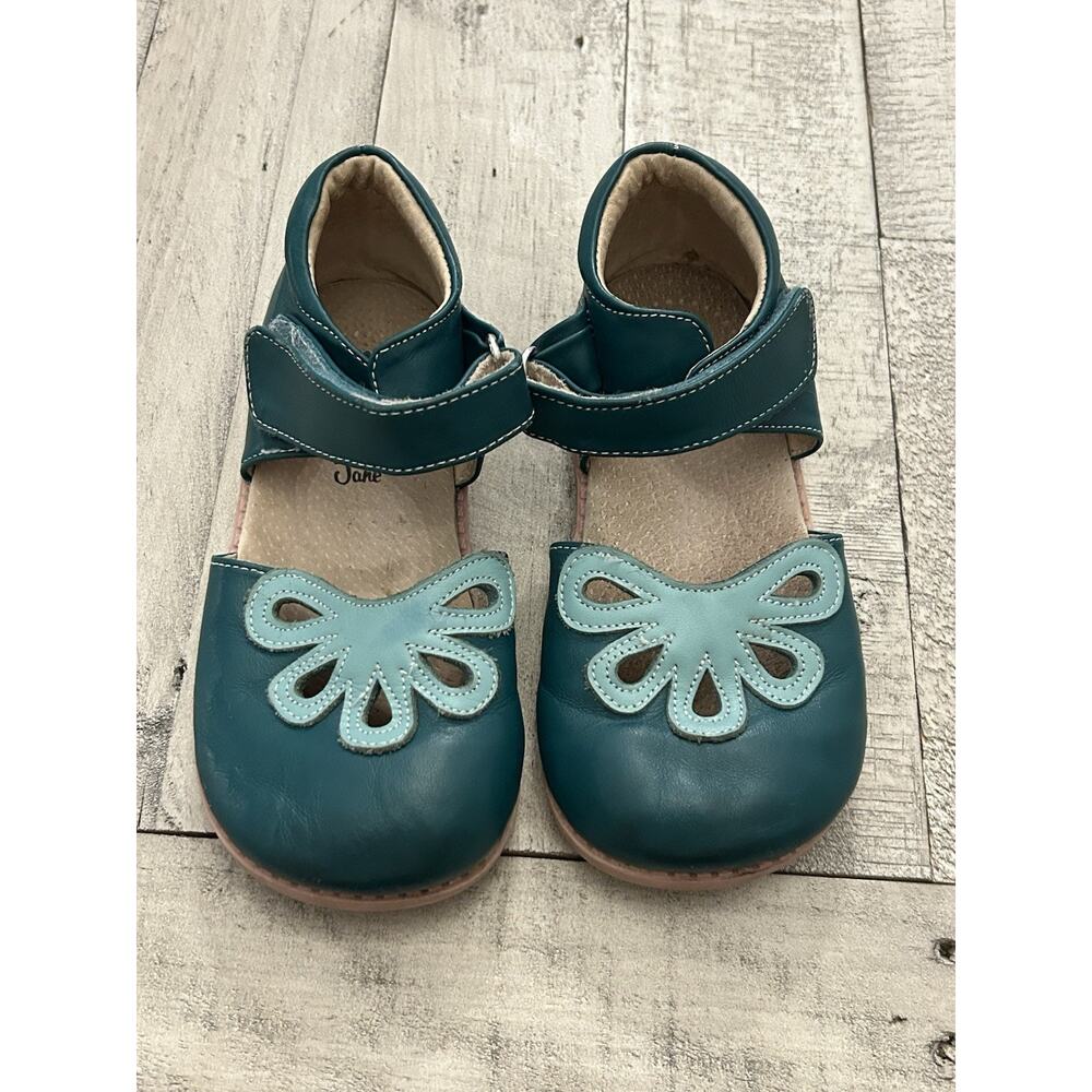 Mary Jane Teal and Light Teal Girls' Dress Shoes